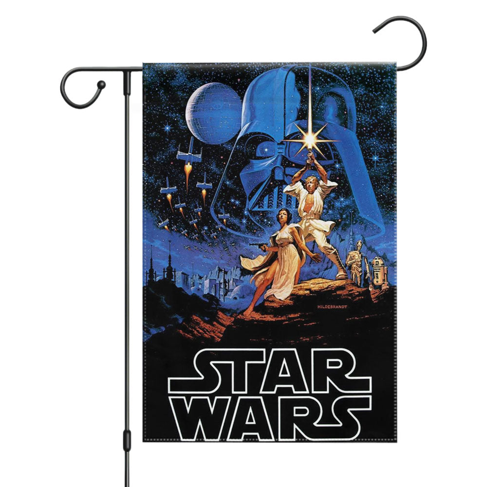 Star Wars Poster 5 Garden Flags Yard Outdoor Lawn 12 X 18