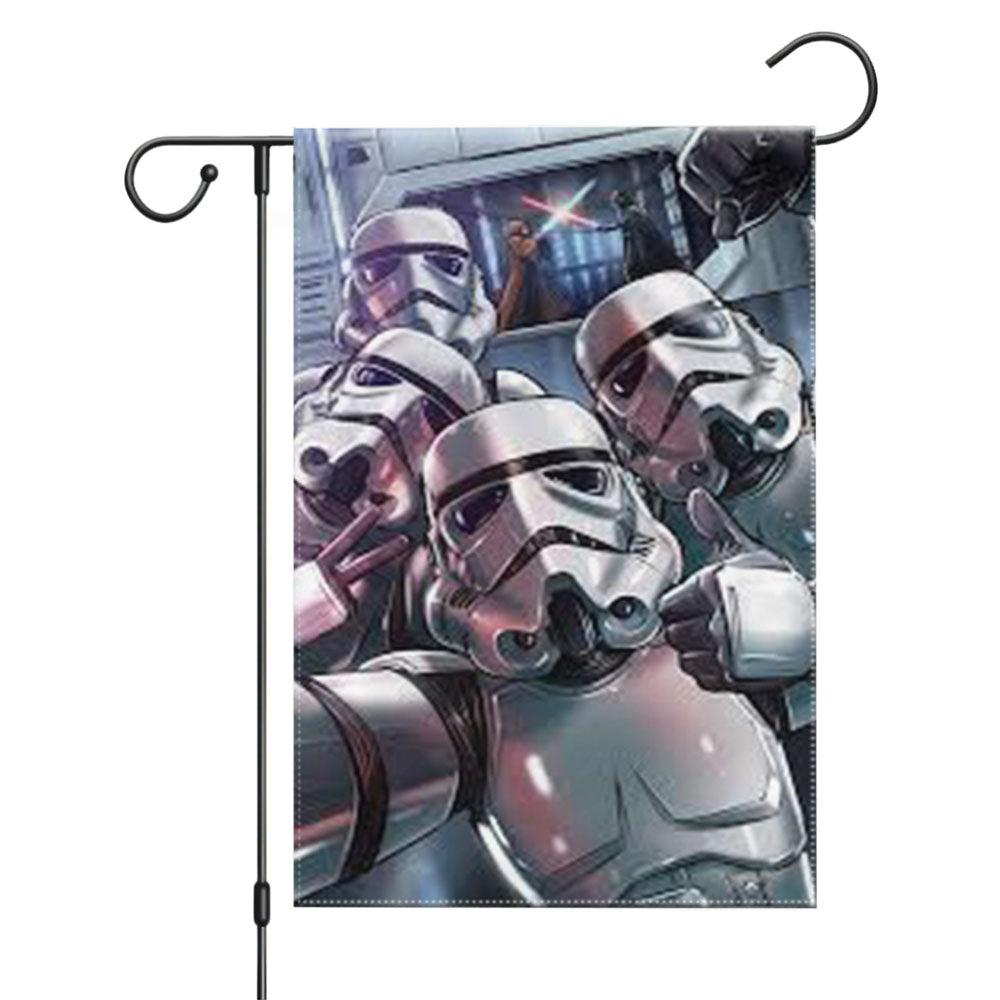 Star Wars Stormtrooper Umbrella Garden Flags Yard Outdoor Lawn 12 X 18