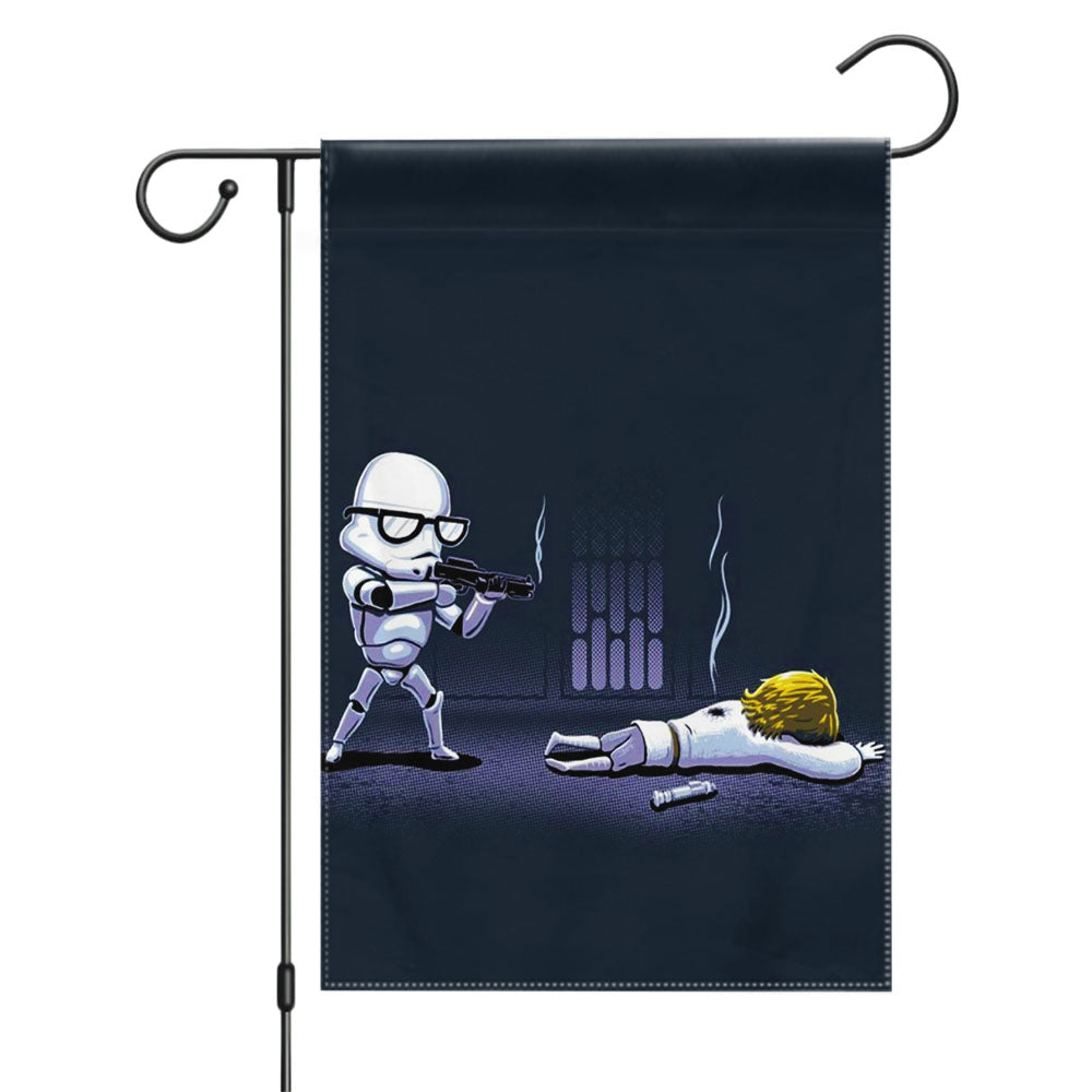 Star Wars Stormtrooper Vector Garden Flags Yard Outdoor Lawn 12 X 18