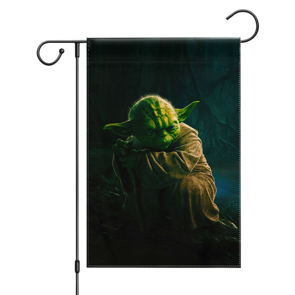 Star Wars Yoda Grammar Garden Flags Yard Outdoor Lawn 12 X 18
