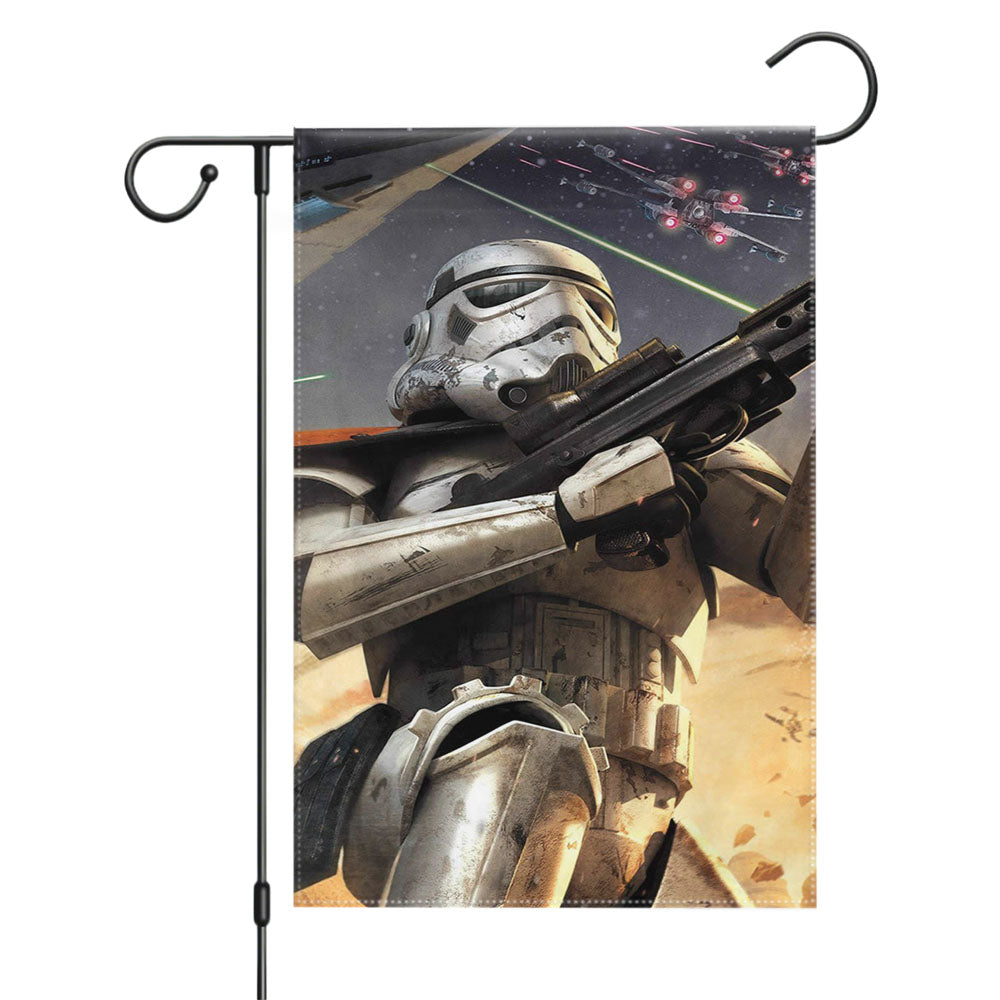 Stormtroopers Star Wars Battlefront Garden Flags Yard Outdoor Lawn 12 X 18