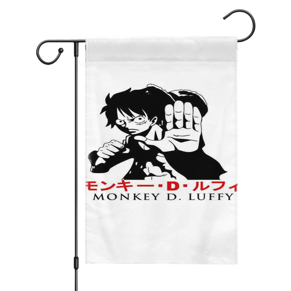 Straw Hat Monkey De Luffy Garden Flags Yard Outdoor Lawn 12 X 18