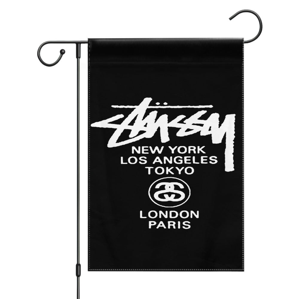 Stussy Marvel Jorge Oswaldo Garden Flags Yard Outdoor Lawn 12 X 18