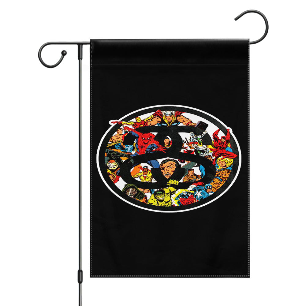 Stussy Garden Flags Yard Outdoor Lawn 12 X 18