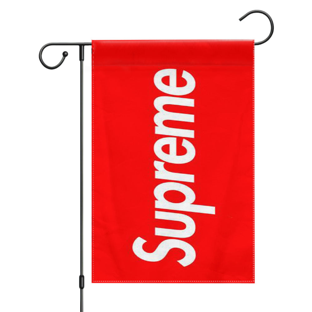 Supreme New York Clothing Garden Flags Yard Outdoor Lawn 12 X 18