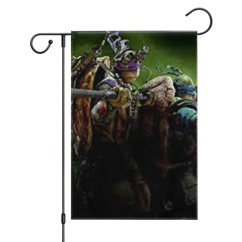 Teenage Mutant Ninja Turtles Garden Flags Yard Outdoor Lawn 12 X 18