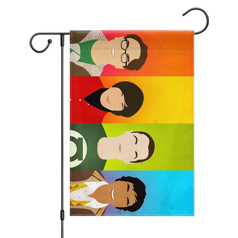 The Big Bang Theory Lamp Sarcasm Garden Flags Yard Outdoor Lawn 12 X 18
