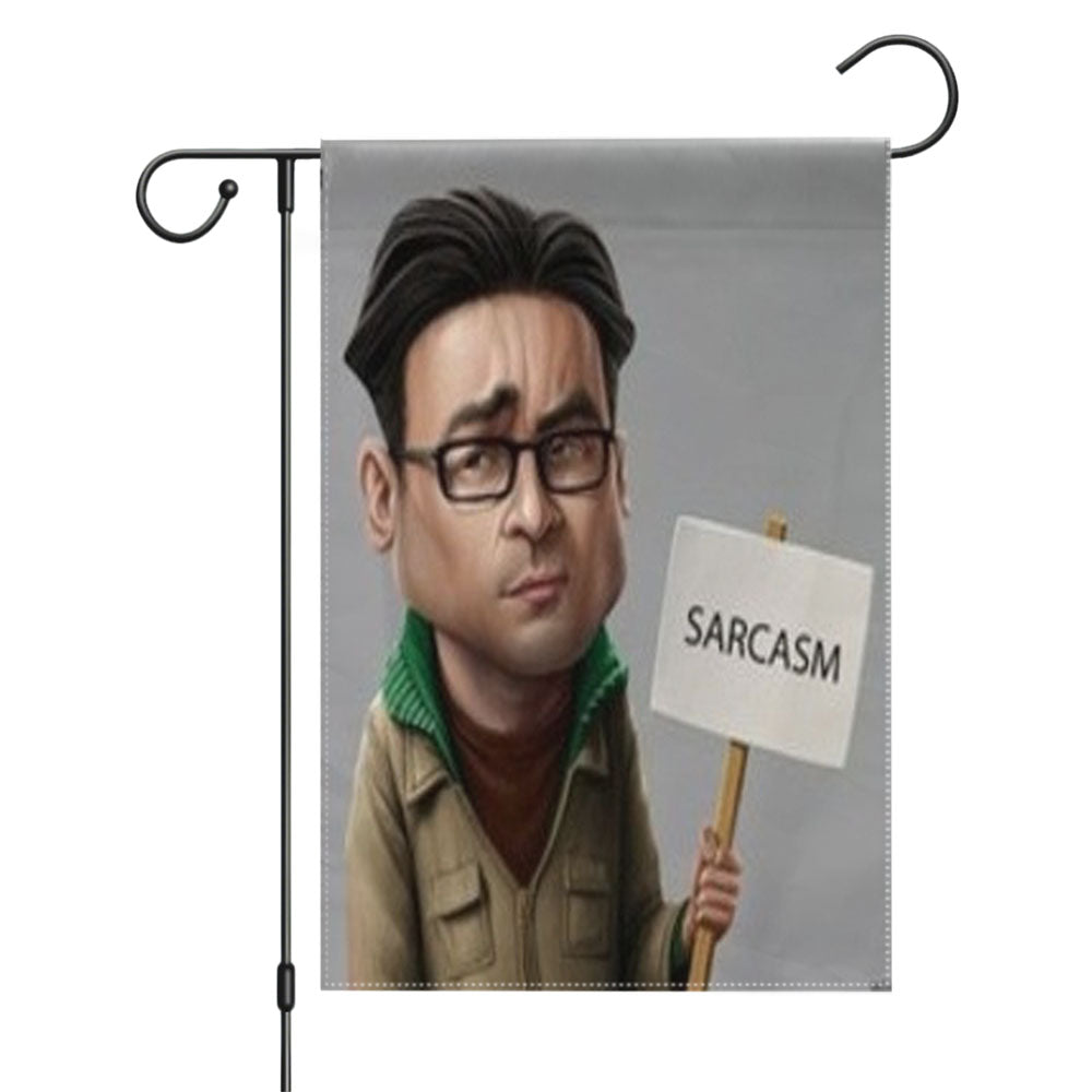The Big Bang Theory Sheldon Bazinga Garden Flags Yard Outdoor Lawn 12 X 18
