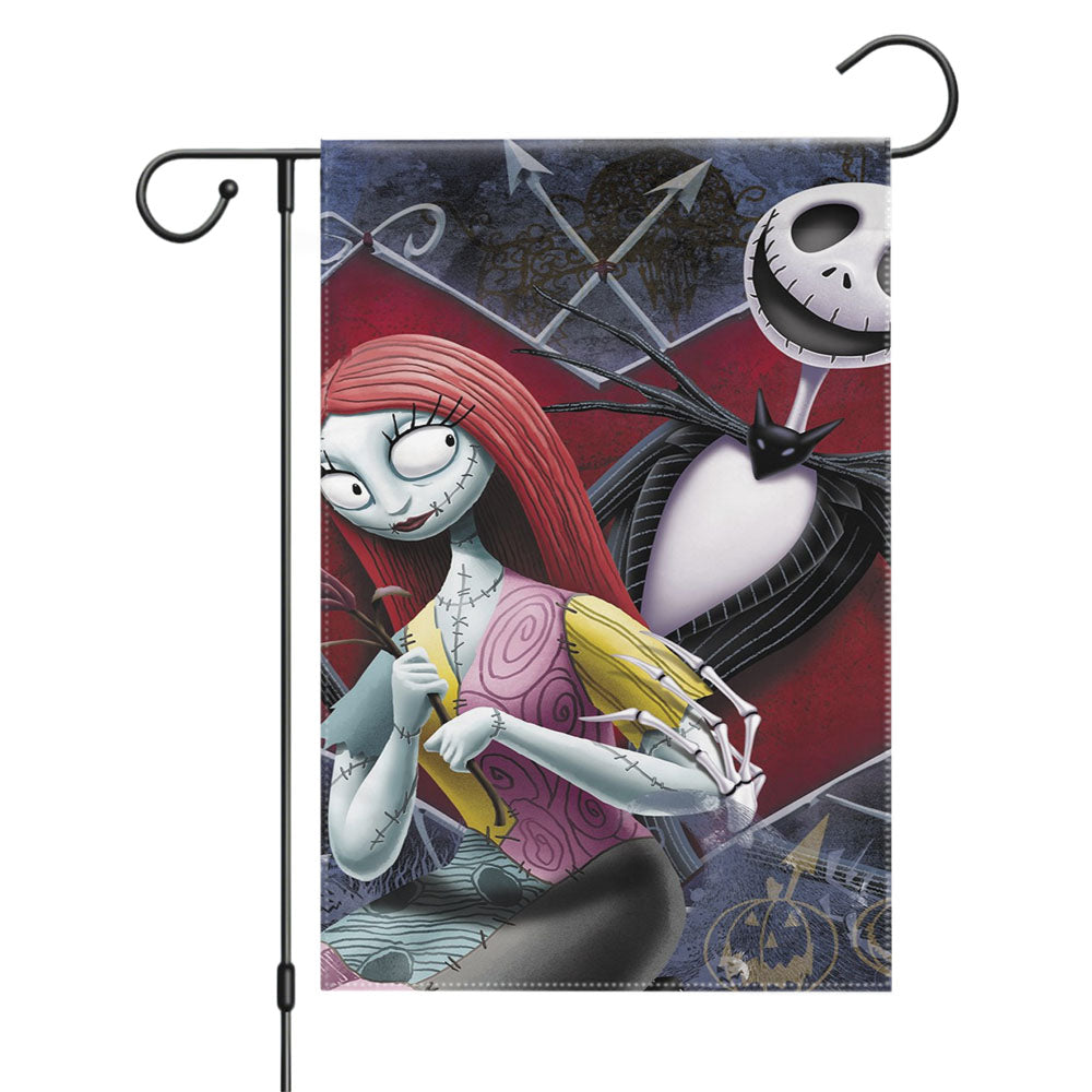 The Nightmare Before Christmas Disney 7 Garden Flags Yard Outdoor Lawn 12 X 18