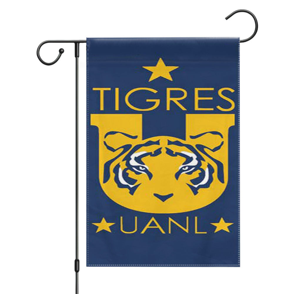 Tigres Uanl Logo Garden Flags Yard Outdoor Lawn 12 X 18