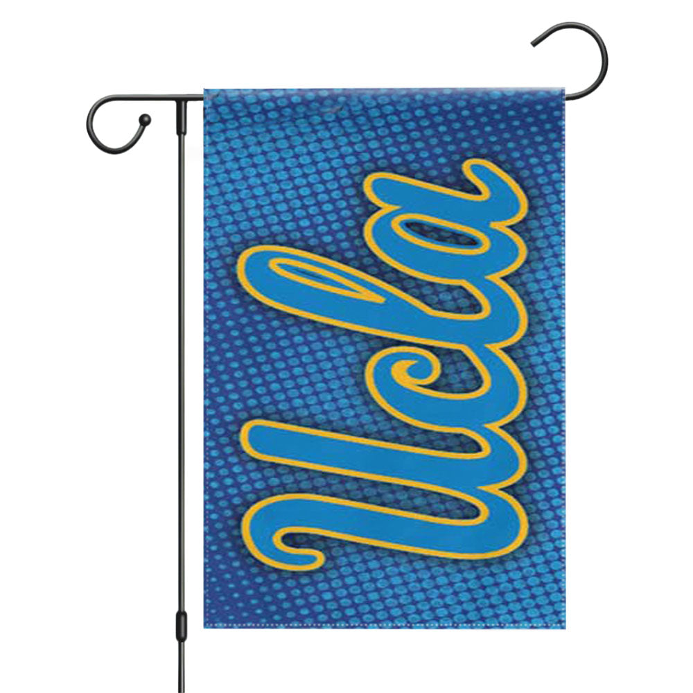 Ucla Bruins Halftone Blue Garden Flags Yard Outdoor Lawn 12 X 18