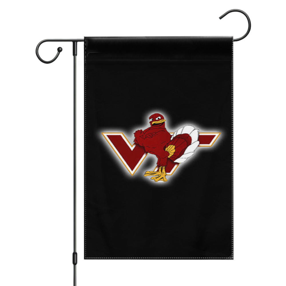 Virginia Tech Hokies Logo Big Garden Flags Yard Outdoor Lawn 12 X 18