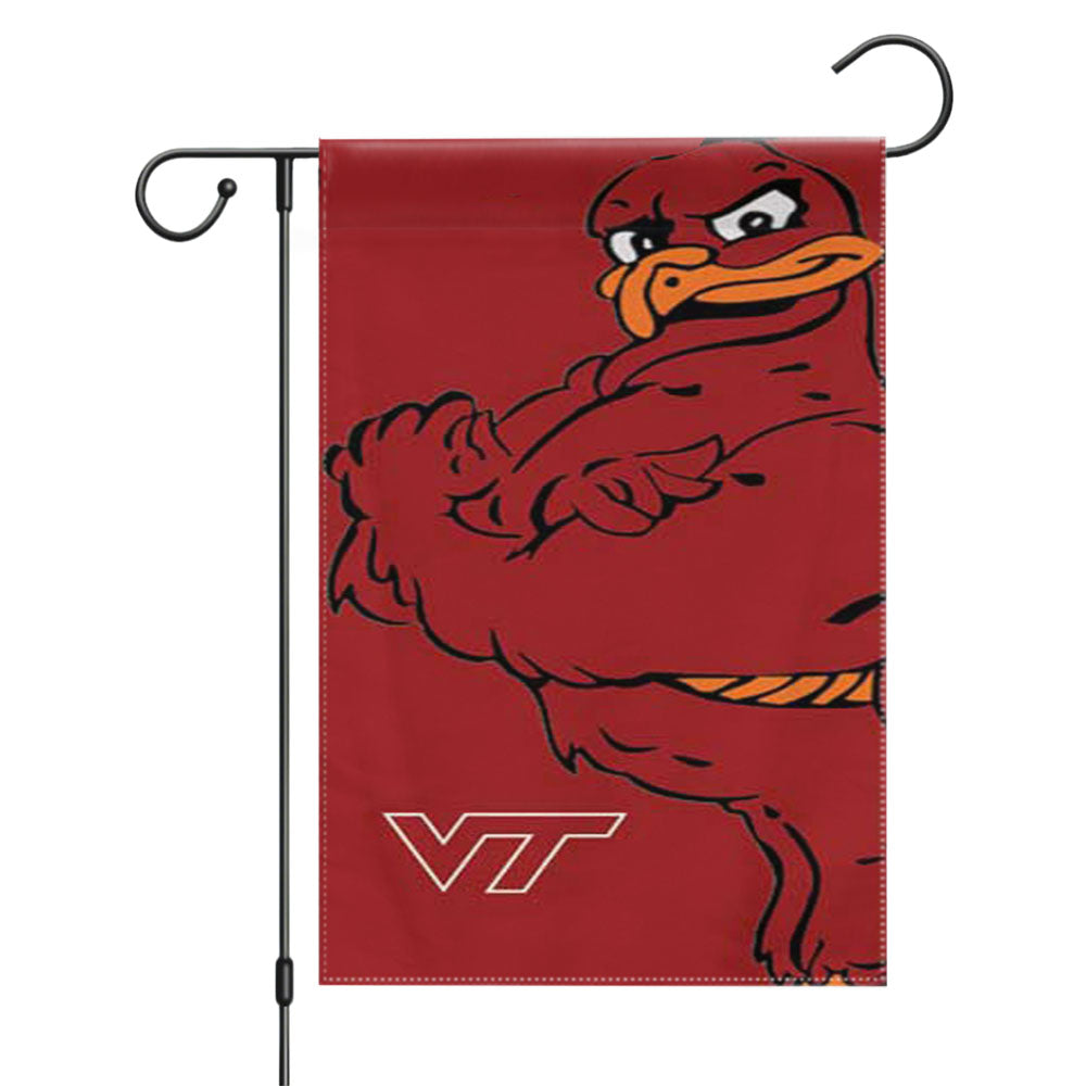 Virginia Tech Logo Wallpaper Garden Flags Yard Outdoor Lawn 12 X 18