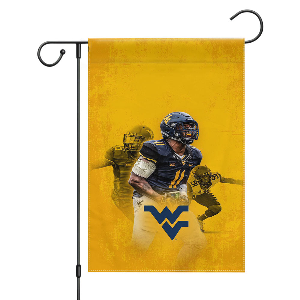 West Virginia Football Team Garden Flags Yard Outdoor Lawn 12 X 18