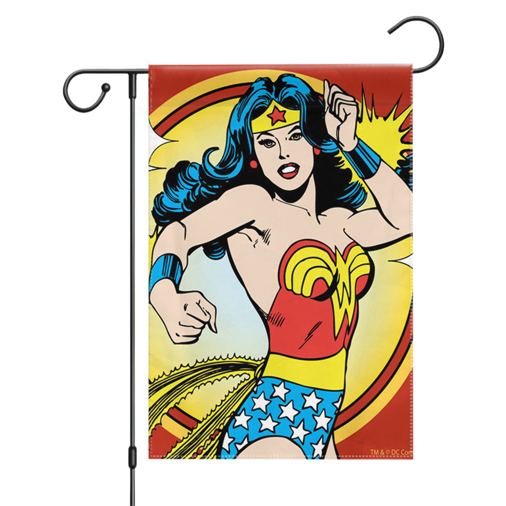 Wonder Woman Gal Gadot Garden Flags Yard Outdoor Lawn 12 X 18