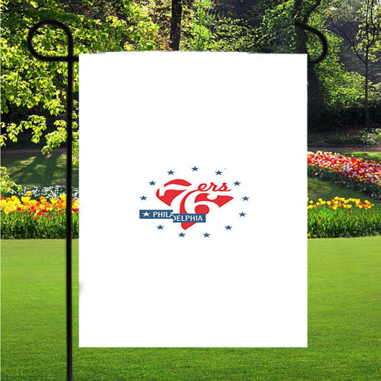 76Ers Phila Garden Flag Outdoor Lawn 12X18 Inch