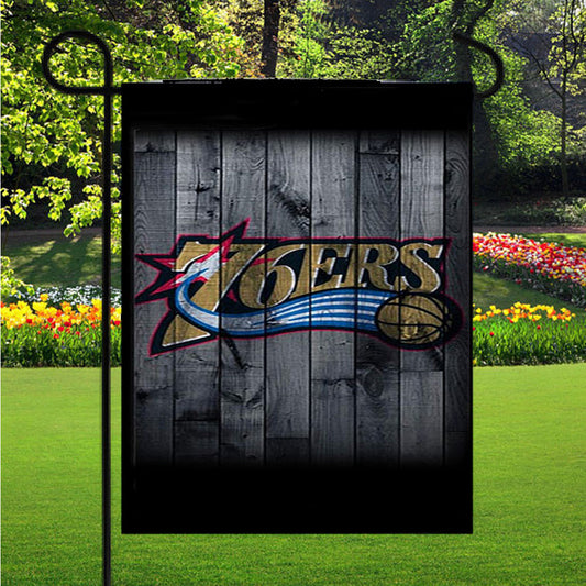 76Ers Garden Flag Outdoor Lawn 12X18 Inch