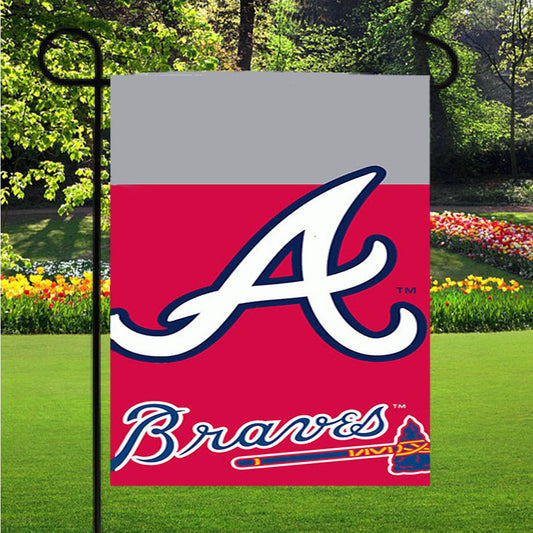 A Braves Garden Flag Outdoor Lawn 12X18 Inch