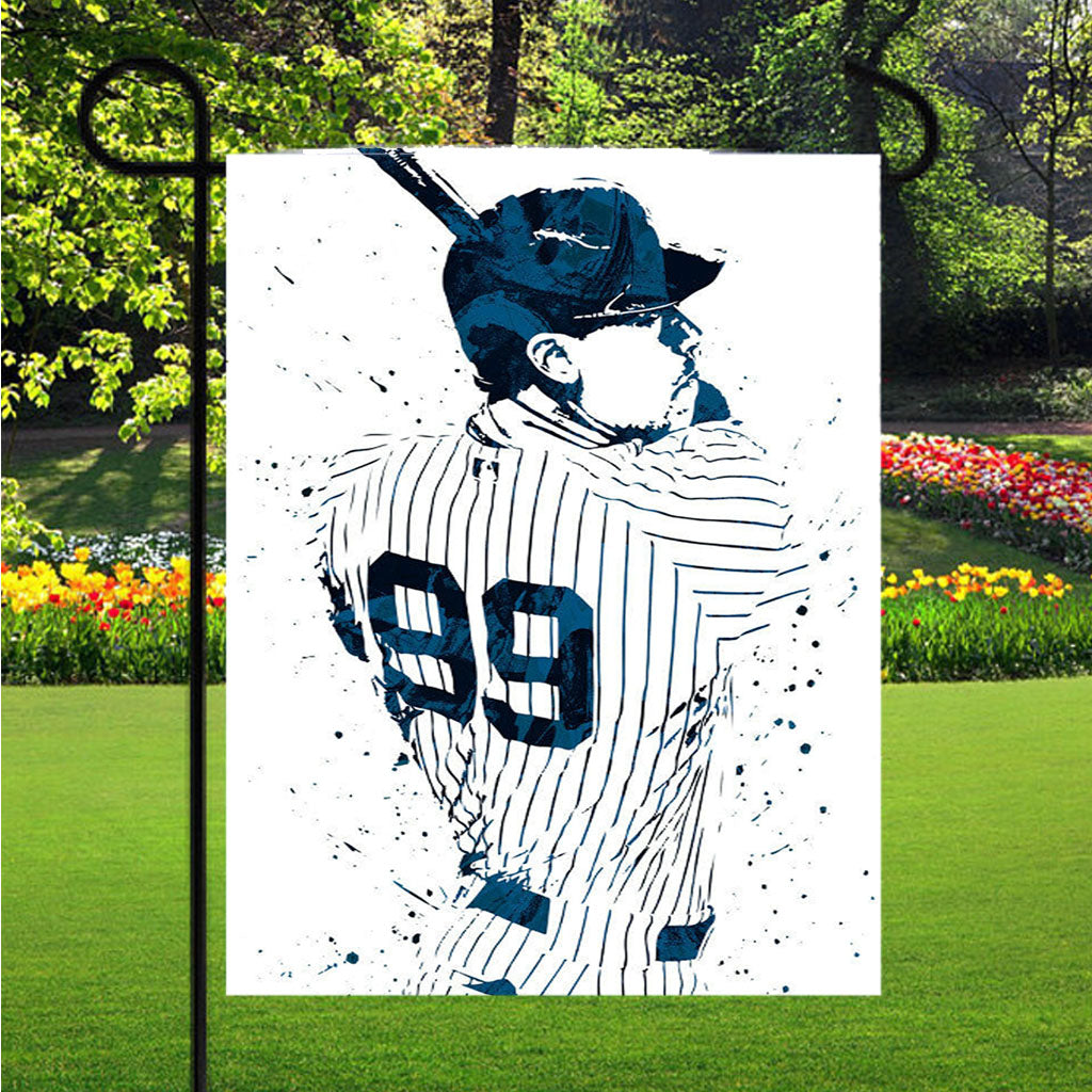Aaron Judge Poster Garden Flag Outdoor Lawn 12X18 Inch