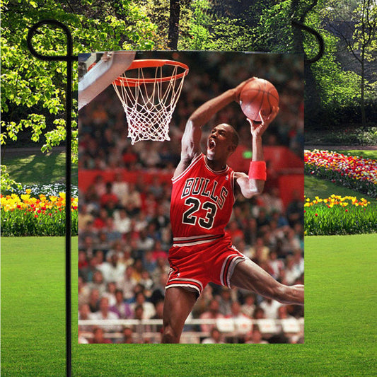Air Jordan Basketball Garden Flag Outdoor Lawn 12X18 Inch