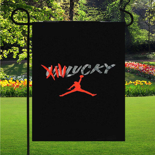 Air Jordan New Logo Garden Flag Outdoor Lawn 12X18 Inch