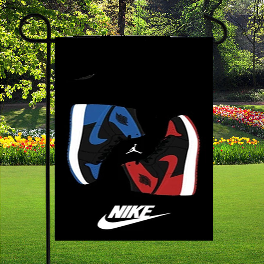 Air Jordan Sneakers Garden Flag Outdoor Lawn 12X18 Inch