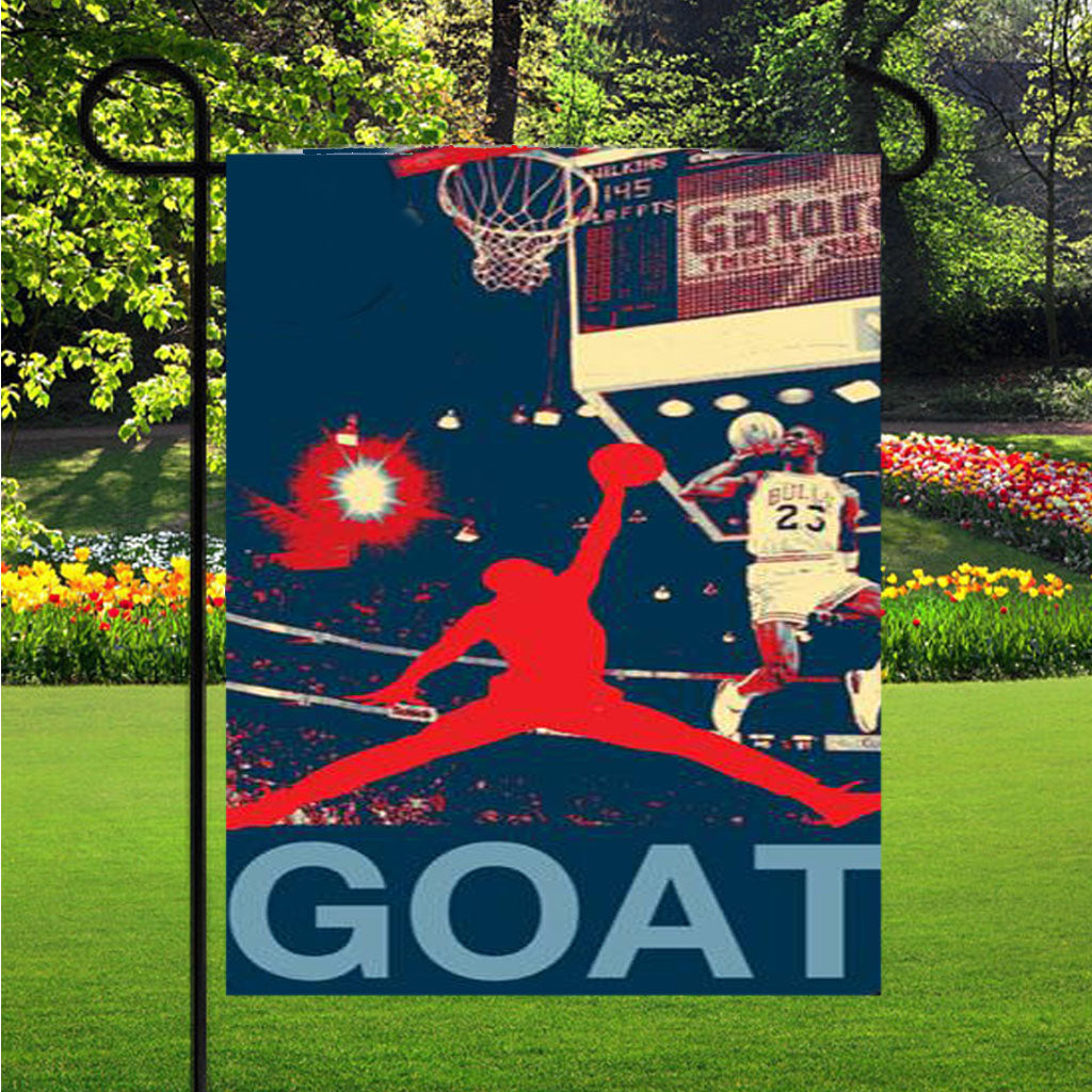 Air Jordan Wallpaper Garden Flag Outdoor Lawn 12X18 Inch