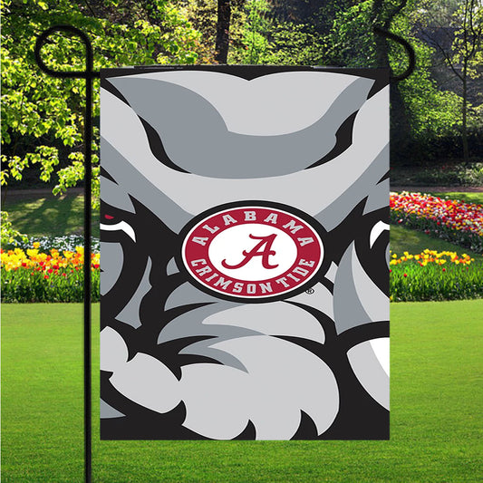 Alabama Crimson Tide Crim Garden Flag Outdoor Lawn 12X18 Inch