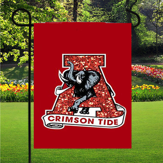 Alabama Crimson Tide Football Garden Flag Outdoor Lawn 12X18 Inch