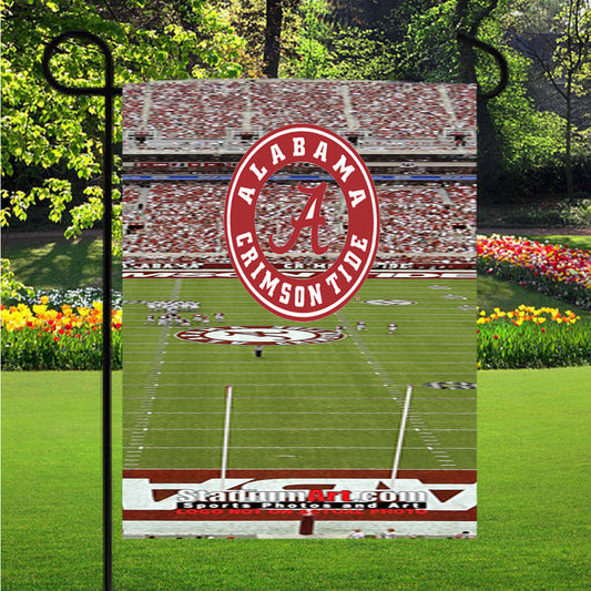Alabama Crimson Tide Home Garden Flag Outdoor Lawn 12X18 Inch