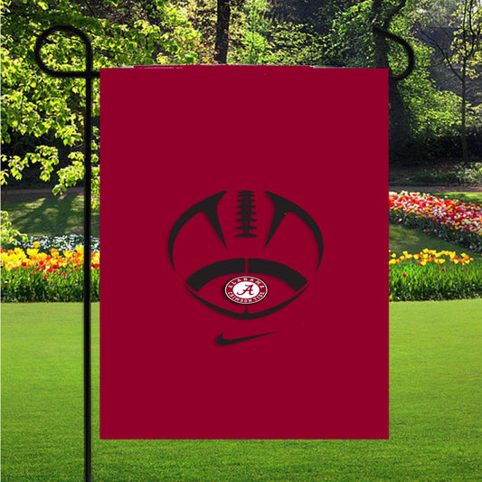 Alabama Football Nike Logo Garden Flag Outdoor Lawn 12X18 Inch