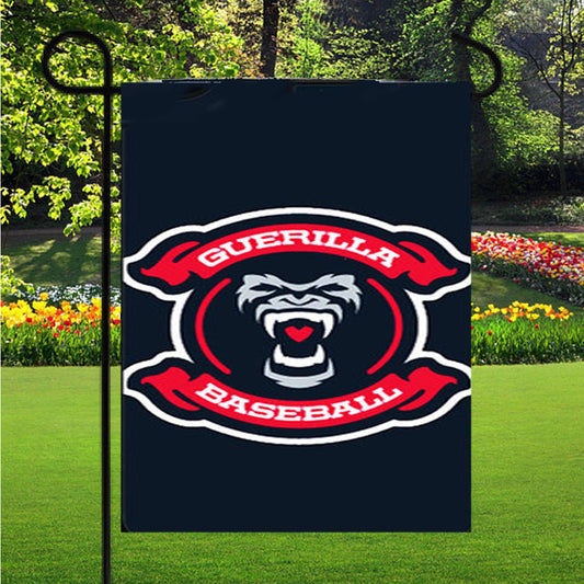 Guerilla Baseball Team Logos Garden Flag Outdoor Lawn 12X18 Inch