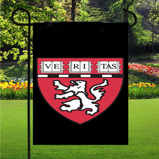 Harvard Med Logo Garden Flag Outdoor Lawn 12X18 Inch