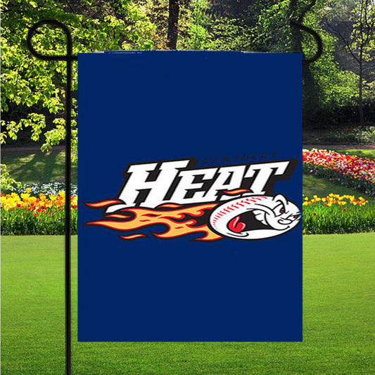 Heat Kentucky Baseball Logo Blue Garden Flag Outdoor Lawn 12X18 Inch