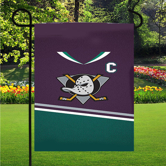 Hockey Logo Garden Flag Outdoor Lawn 12X18 Inch