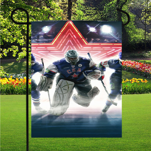 Hockey Team Cka Nhl Garden Flag Outdoor Lawn 12X18 Inch