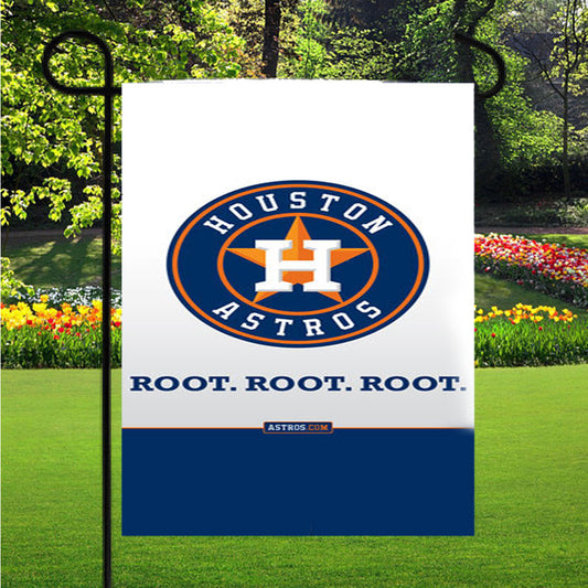 Houston Astros Art Garden Flag Outdoor Lawn 12X18 Inch