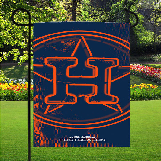 Houston Astros M Garden Flag Outdoor Lawn 12X18 Inch