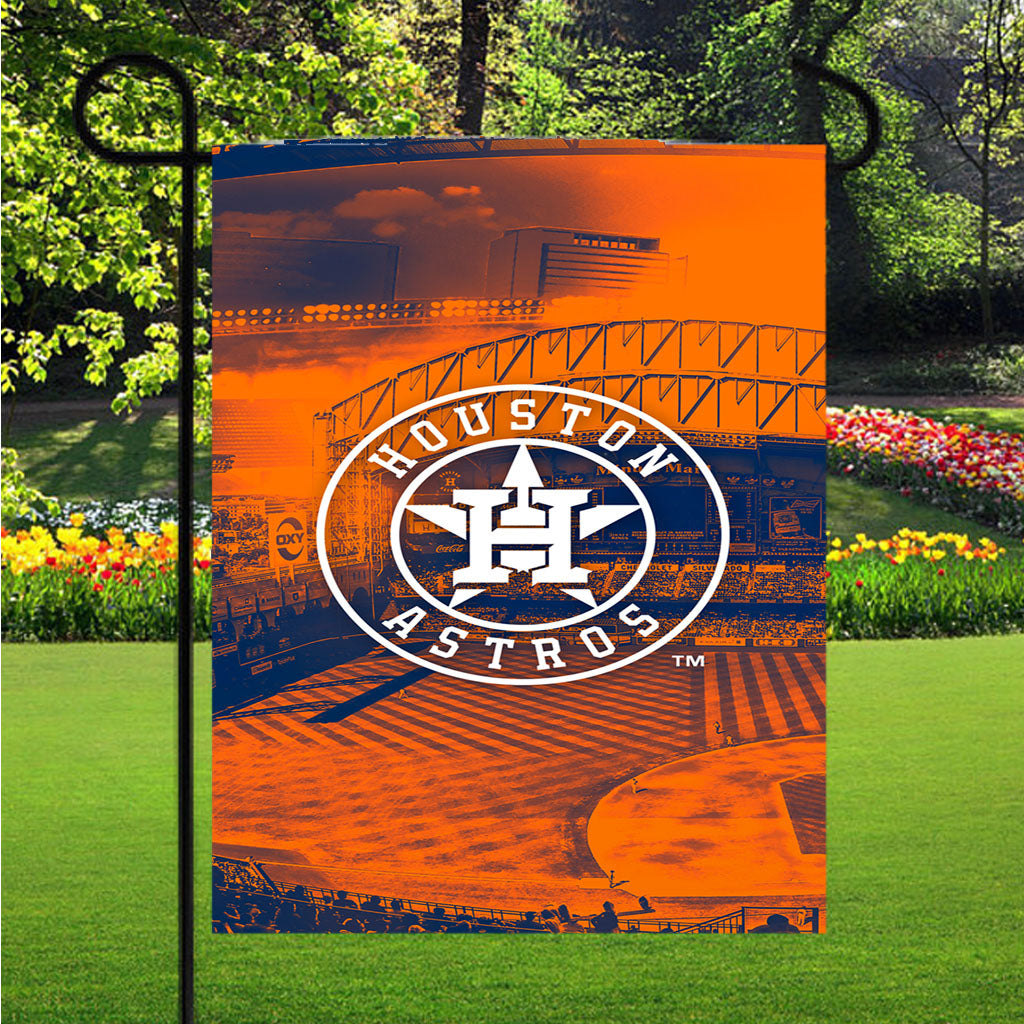 Houston Astros Mlb 3 Garden Flag Outdoor Lawn 12X18 Inch