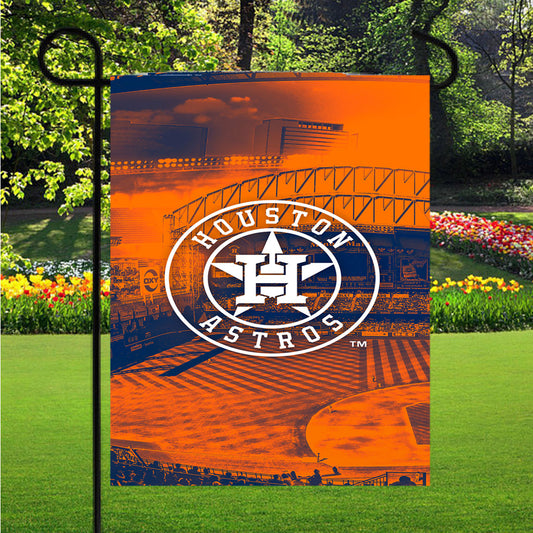 Houston Astros Mlb 3 Garden Flag Outdoor Lawn 12X18 Inch