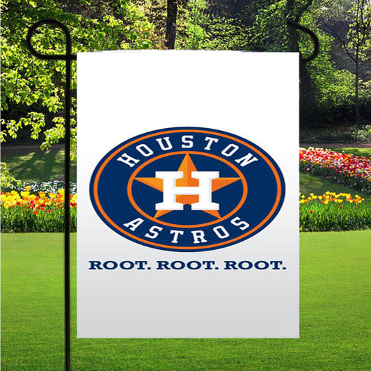 Houston Astros Root Garden Flag Outdoor Lawn 12X18 Inch