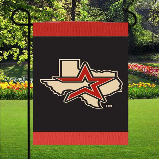 Houston Astros Texas Garden Flag Outdoor Lawn 12X18 Inch