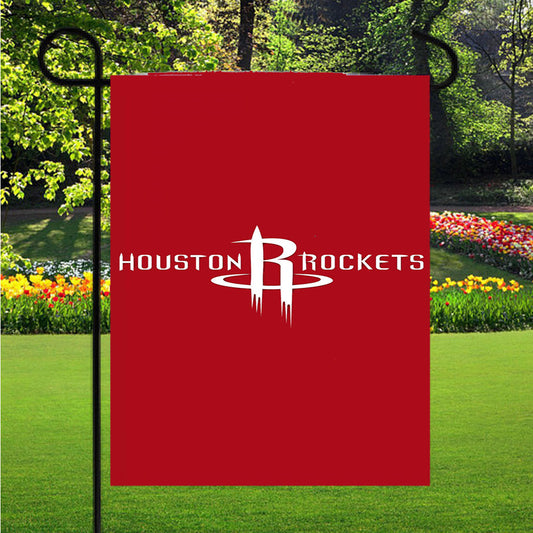 Houston Rockets Garden Flag Outdoor Lawn 12X18 Inch