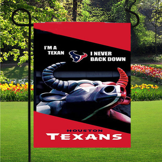 Houston Texans 2 Garden Flag Outdoor Lawn 12X18 Inch
