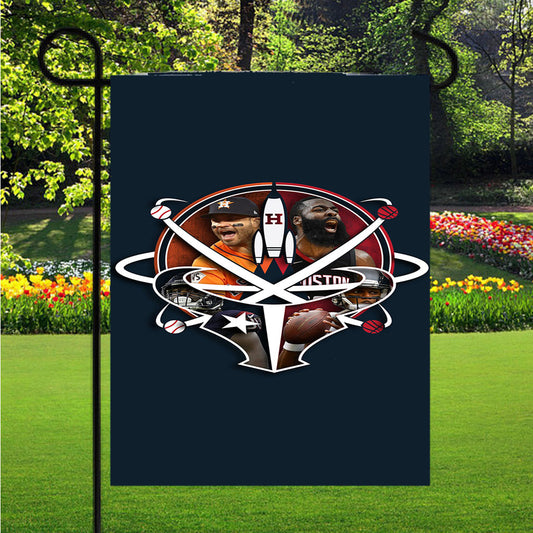 Houston Texans Fa Garden Flag Outdoor Lawn 12X18 Inch