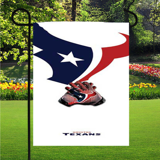 Houston Texans Gloves Garden Flag Outdoor Lawn 12X18 Inch