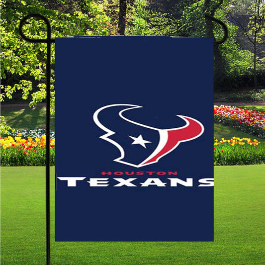 Houston Texans Plain Garden Flag Outdoor Lawn 12X18 Inch