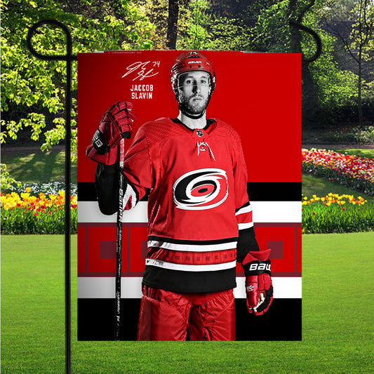 Hurricanes Uniform Nhl Garden Flag Outdoor Lawn 12X18 Inch