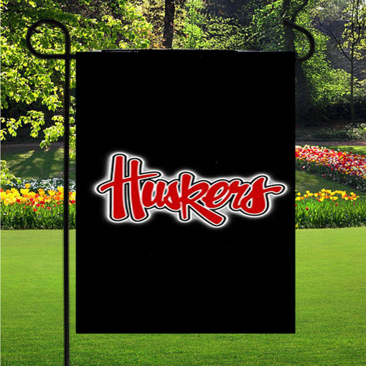 Huskers Garden Flag Outdoor Lawn 12X18 Inch