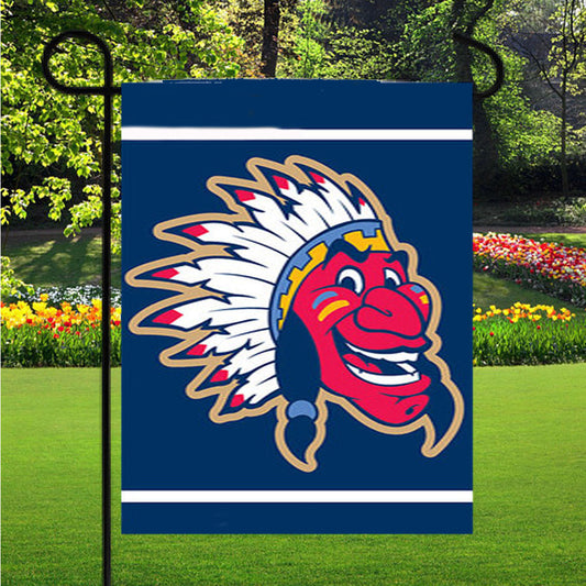 Indian Face Carttoon Garden Flag Outdoor Lawn 12X18 Inch